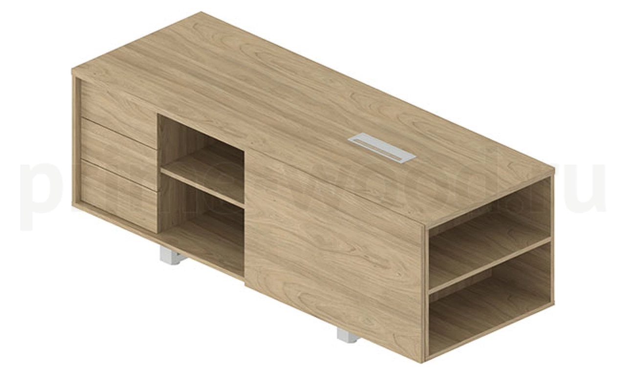 Сервисная тумба для стола левая Rio Direct 180x68x65 - фото 2