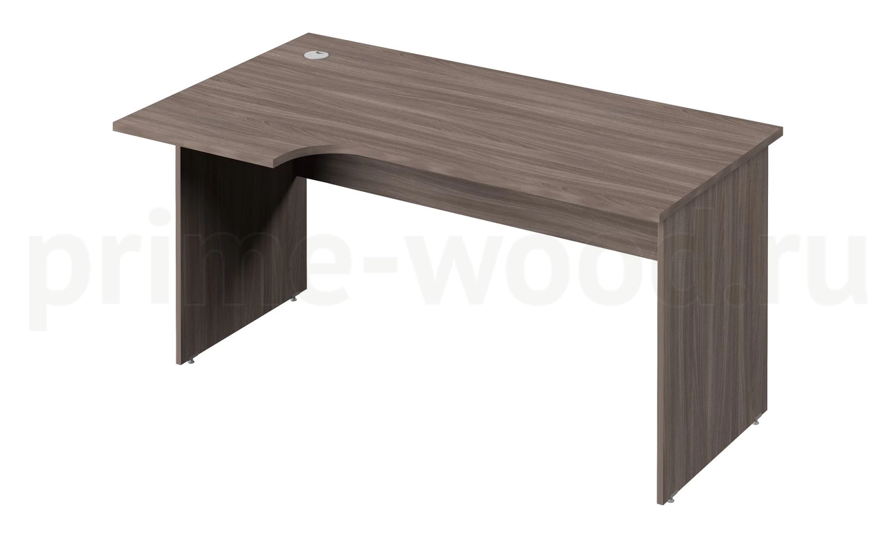 Стол эргономичный с опорами из ЛДСП (левый) Public Comfort 150x52x71 - фото 2