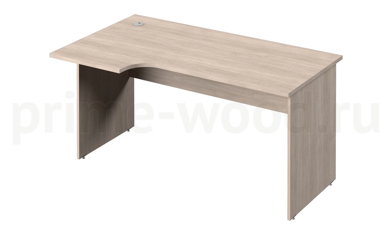 Стол эргономичный с опорами из ЛДСП (левый) Public Comfort 150x52x71 - фото 1