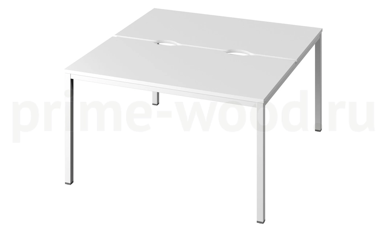 Стол-тандем на металлокаркасе "LITE" Public Comfort 135x144x74 - фото 8