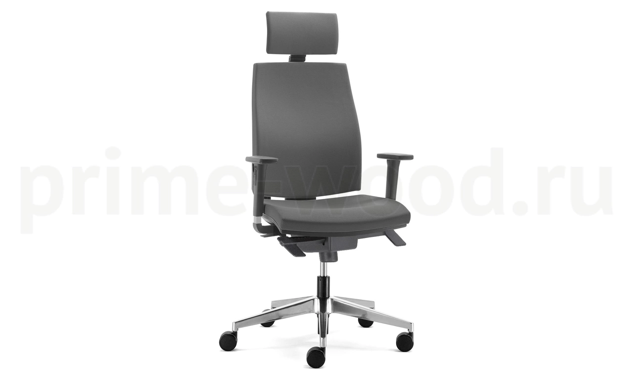 Кресло руководителя JOB арт. JOB 215 3D Alum MH YI headrest - фото 0