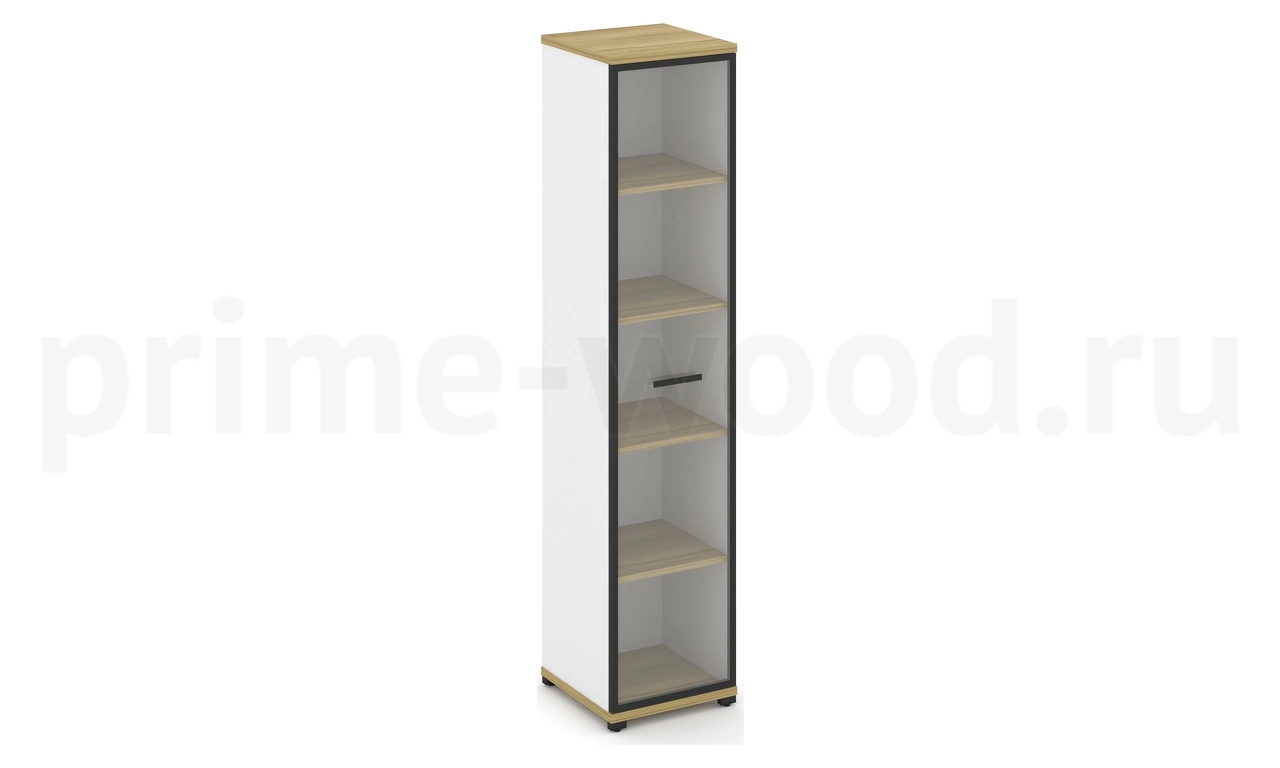 Шкаф одна узкая секция, 5 ниш (Эко) CN.STU.E-518 RP B/W - фото 1