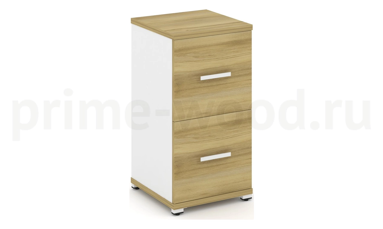 Шкаф одна узкая секция, 2 ниши CN.STU-212 B/W - фото 2