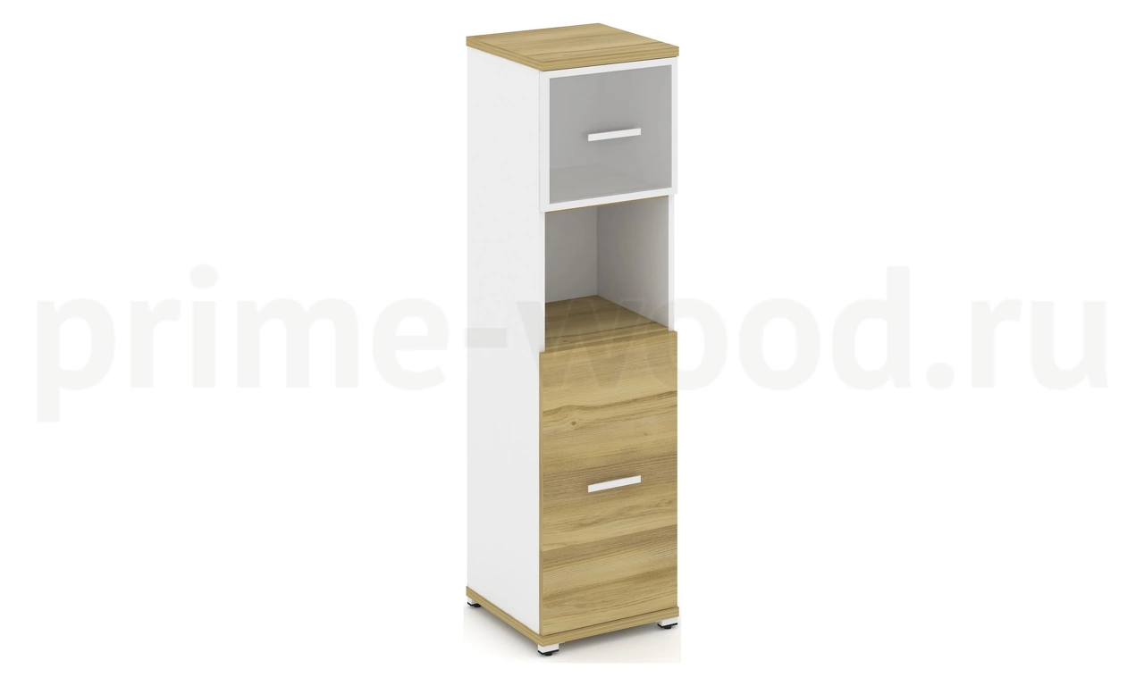 Шкаф одна узкая секция, 4 ниши CN.STU-415 RM B/W - фото 2