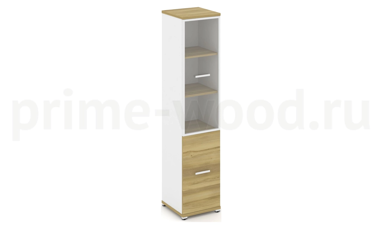 Шкаф одна узкая секция, 5 ниш CN.STU-512 RP B/W - фото 2