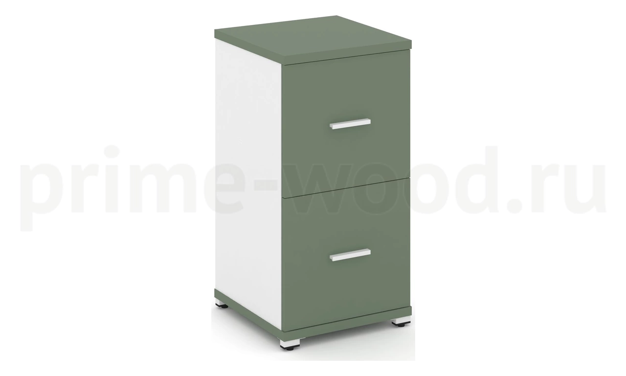 Шкаф одна узкая секция, 2 ниши CN.STU-212 B/W - фото 6