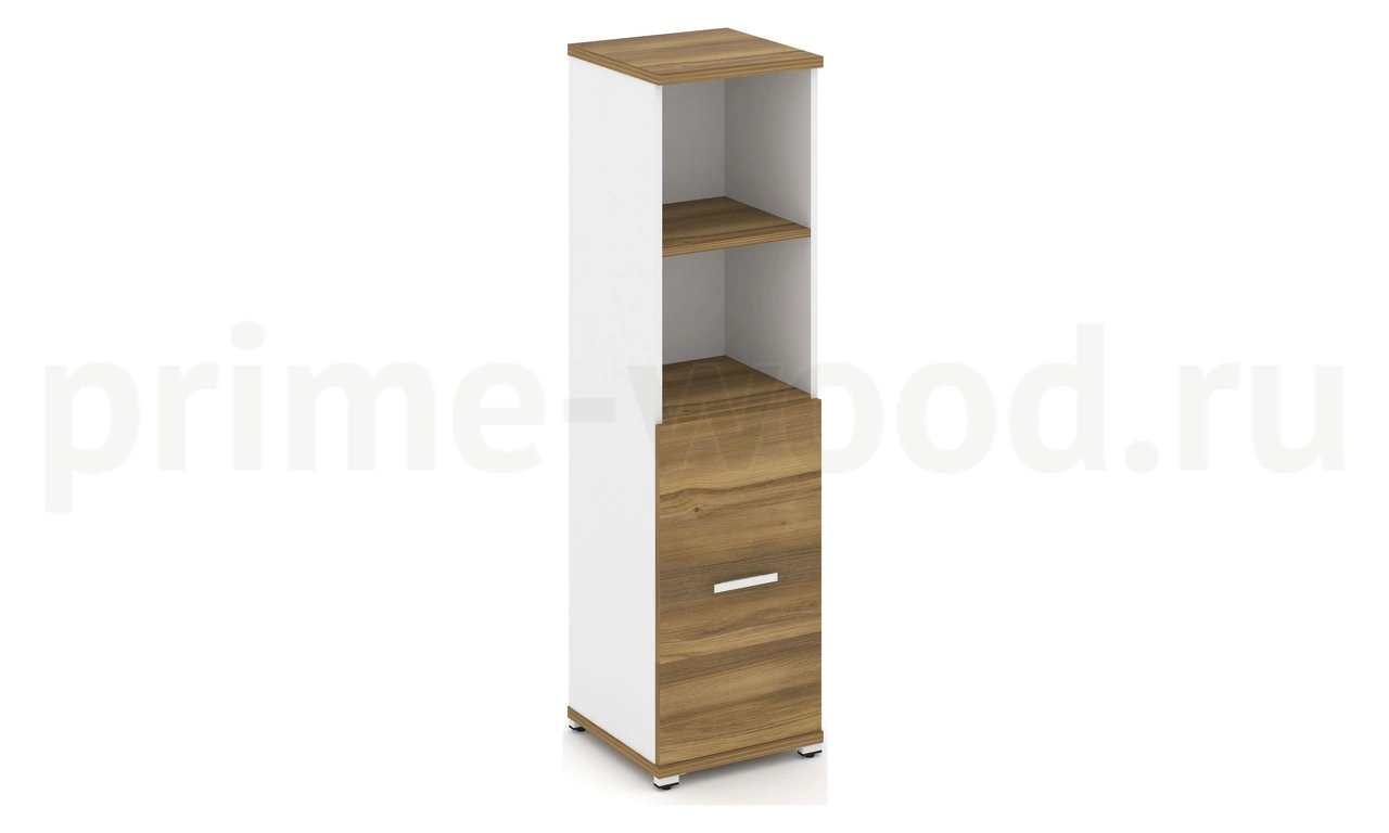 Шкаф одна узкая секция, 4 ниши CN.STU-411 B/W - фото 4