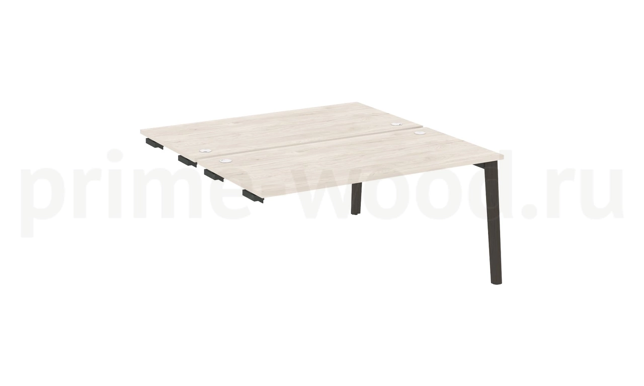 Стол-приставка двойной к опорным элементам, опоры - массив дерева ONIX WOOD 158x164x75 - фото 4