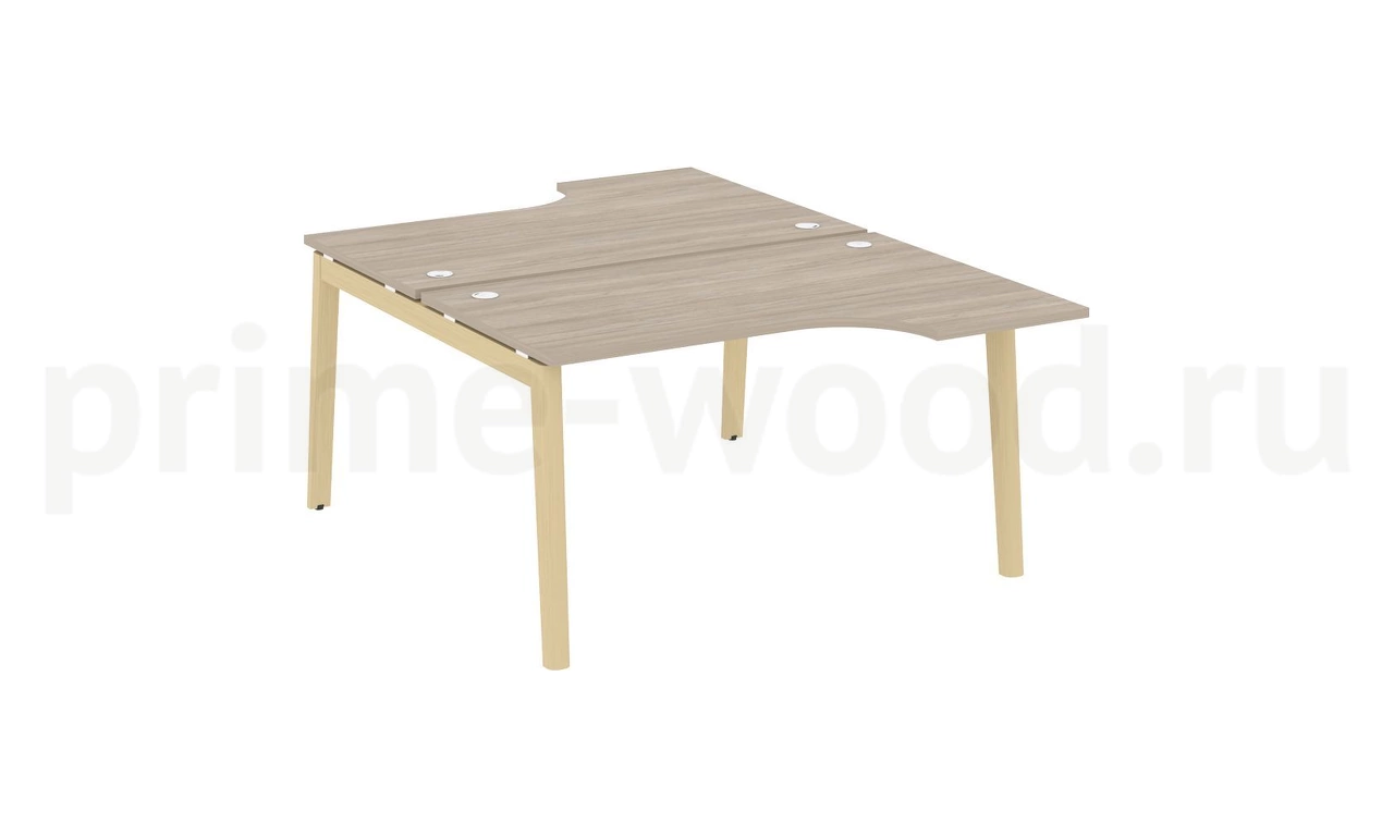 Рабочая станция, опоры - массив дерева ONIX WOOD 138x200x75 - фото 1