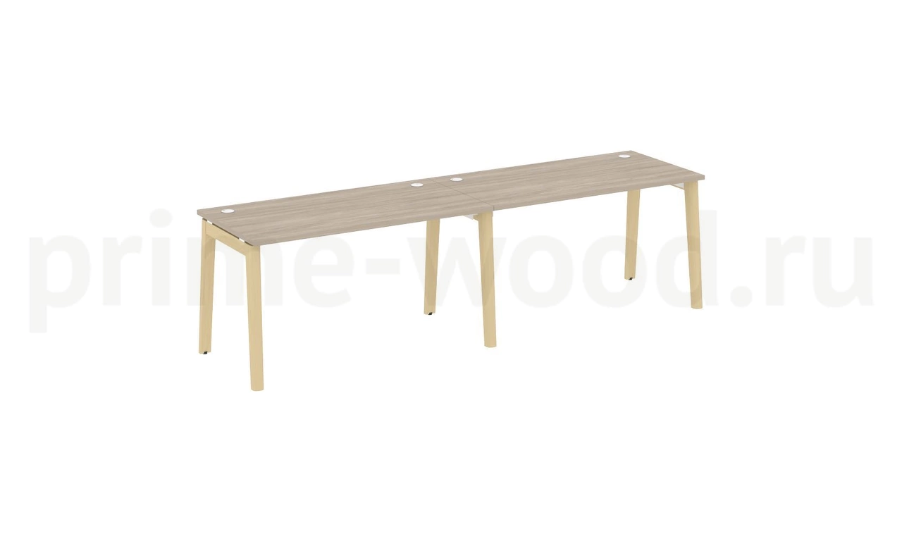 Рабочая станция, опоры - массив дерева ONIX WOOD 276x72x75 - фото 1
