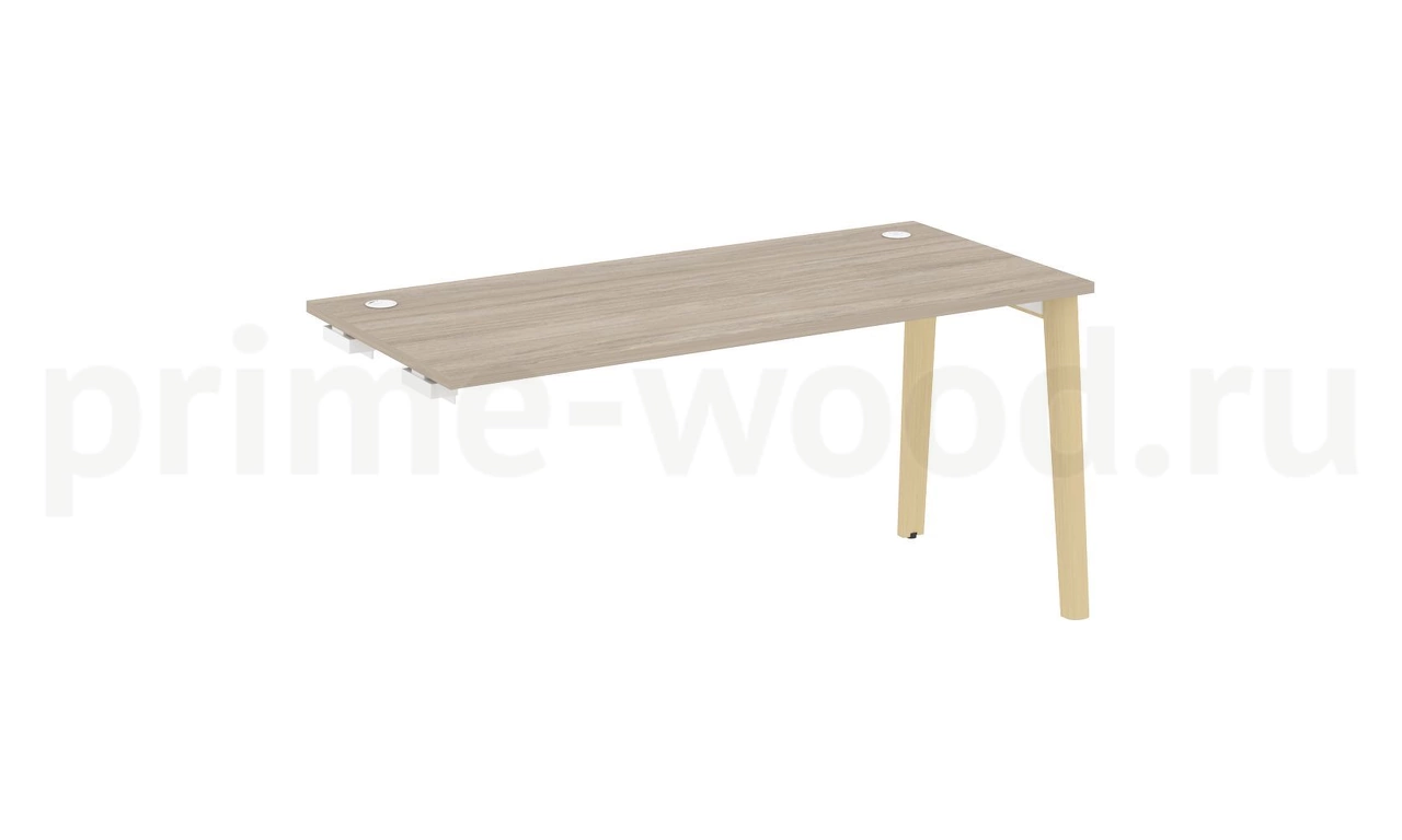 Стол-приставка к опорным элементам, опоры - массив дерева ONIX WOOD 158x72x75 - фото 1