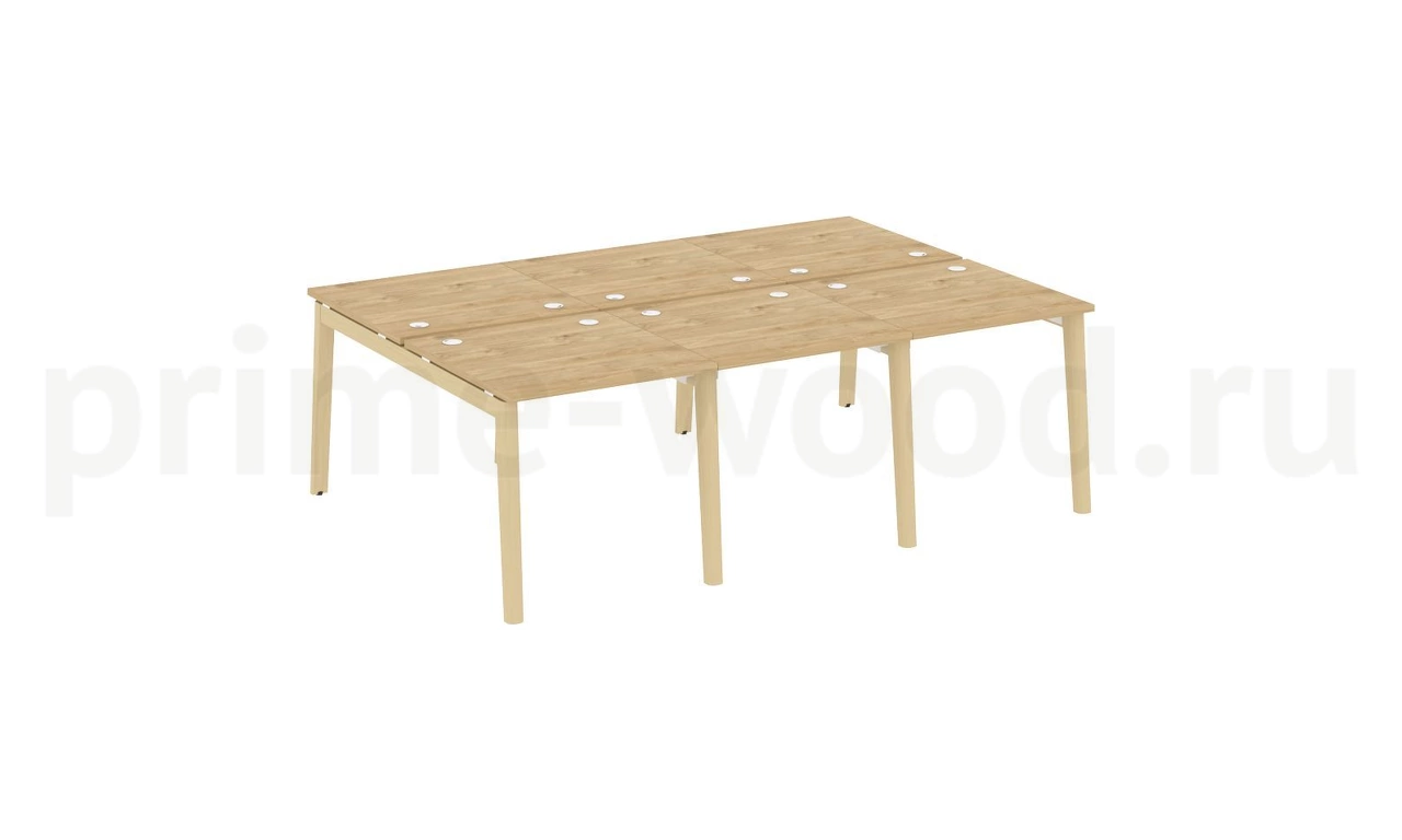 Рабочая станция, опоры - массив дерева ONIX WOOD 234x164x75 - фото 9