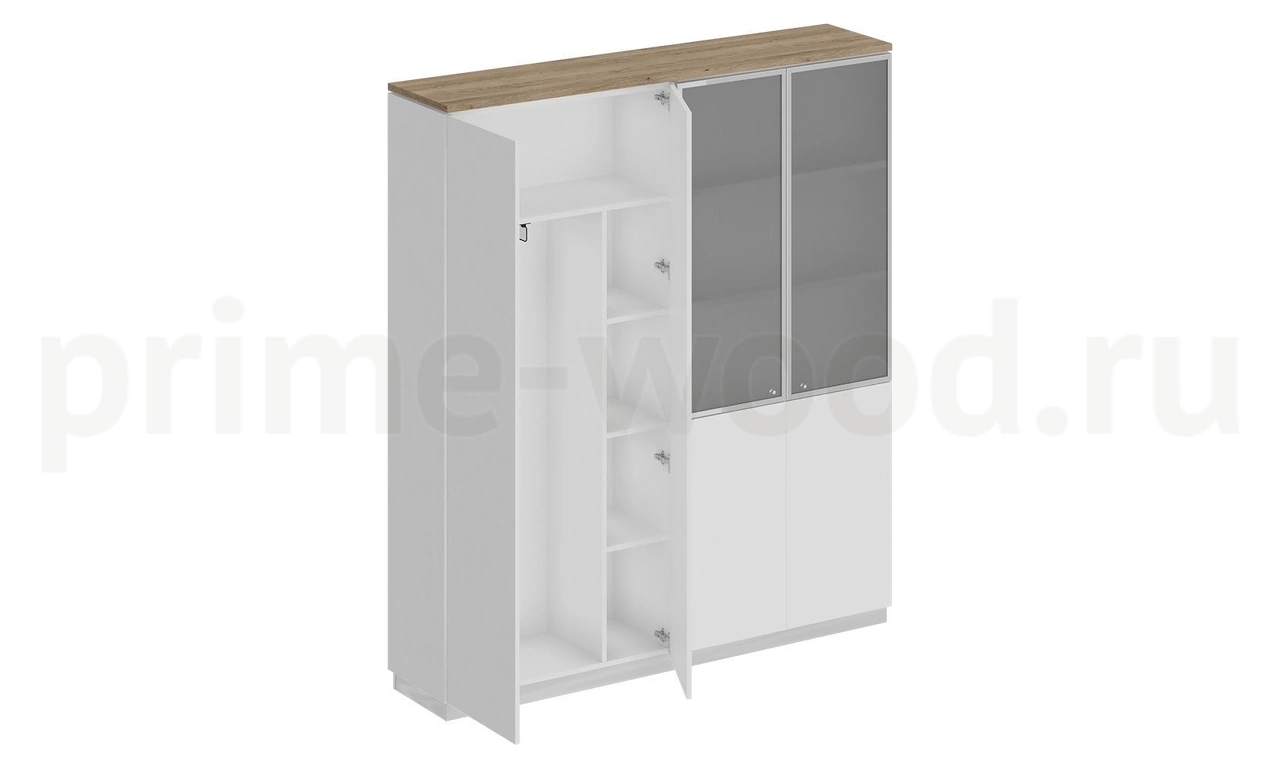 Шкаф комбинированный Bravo 181x40x204 арт. СИ 312 - фото 1